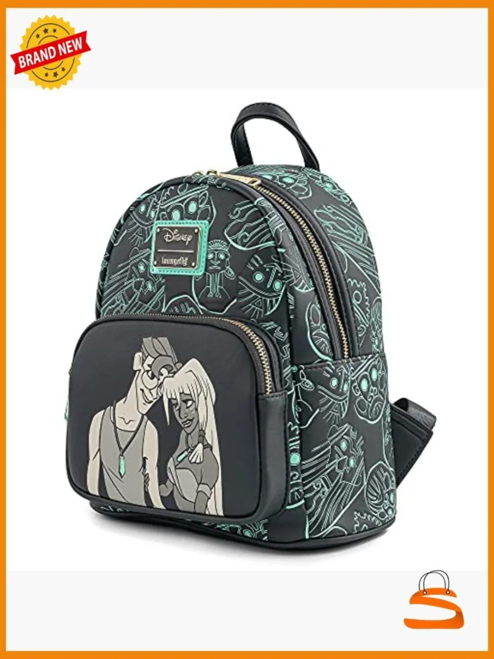 Disney Atlantis 20th Anniversary Kida Milo Shoulder Bag Purse
